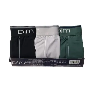 Kit Dom Marco Cueca Slip Microfibra - 3 Peças - GG
