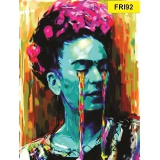 81 a 100 Placa Decorativa Frida Kahlo - FRI92