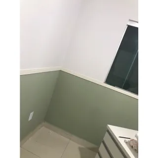 Boiserie ripado flexível autocolante Eva 5cm - Rodapé roda pe (valor por metro) - Único