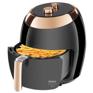Air Fryer Philco Chrome Preta com Capacidade de 5,5 Litros - 110V