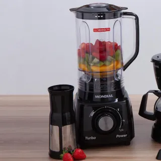 Liquidificador Preto Mondial com Filtro 500W 2.2L - Promoção Raryel - 127v
