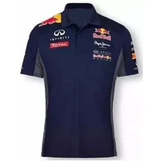 Camisa Masculina Red Bull Formula 1 F1 RBR Polo - Branco