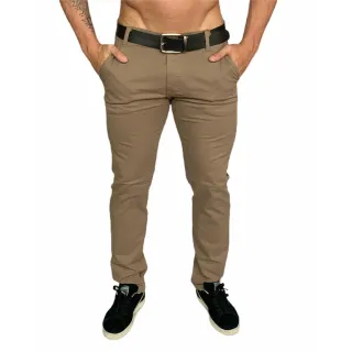 Calça Sarja Masculina Slim Lycra Elastano - Confortável e Estilosa - CALÇA SARJA Brim Azul MARINHO