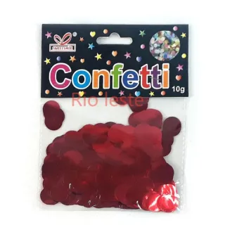 Confetes Metalizados 15g Para Decoração de Festas Bexiga Topo de Bolo Carnaval - Pink - P