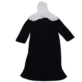 Adulta Freira Fantasia Halloween - Único