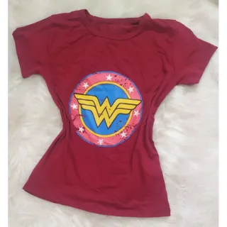 Mulher Maravilha Símbolo T-Shirt - Cinza