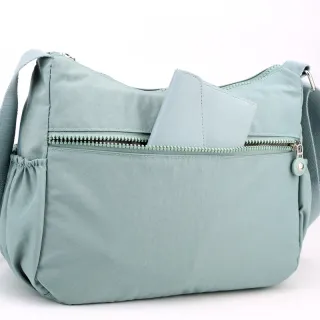 Causal Nylon Multicamadas Bolsa Feminina Ombro Mensageiro - Preto 01