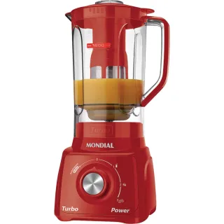 Liquidificador Vermelho Mondial 500W com Filtro L-99-FR 2,2L 127V