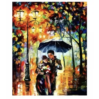 Tela de Pintura Numerada Acrílica - Faça Você Mesmo Quadro de ArteTerapia - DZ26