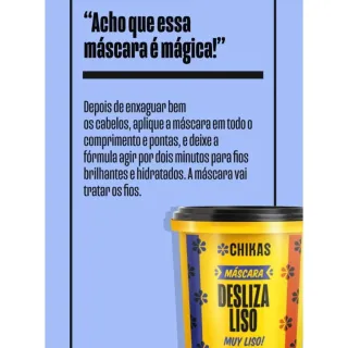 Tecnologia de Liso Duradouro - Kit Chikas Cosmeticos: Shampoo + Condicionador + Mascara + Finalizador - Único