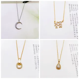 Pingentes Feminino Com Zirconia Requintados - Colar Para Festa - M03