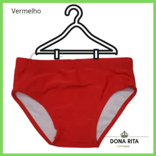 Homem Sunga Slim de praia ADULTO masculina - Amarelo GG -40