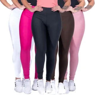 Legging Feminina Suplex Cós Alto Lisa Fitness ou Dia a Dia - ModaDudis - Azul Marinho