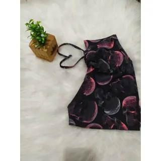 Fitness GG frontal alta cintura corda shortinho - ONÇA TRADICIONAL