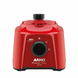 Liquidificador Vermelho Arno Power Mix LQ11 - 2L, 550W, 2 Velocidades - 127v
