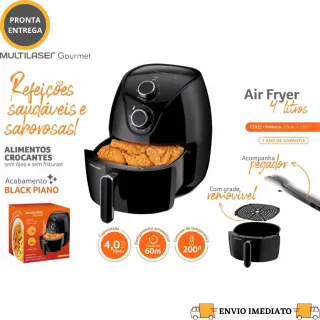 Multilaser Air Fryer 4l 220v - Fritadeira Elétrica Sem Óleo - 110V