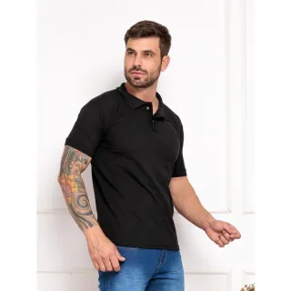 Uniforme Masculino: Camisa Polo Básica Piquet Lisa - Azul Royal