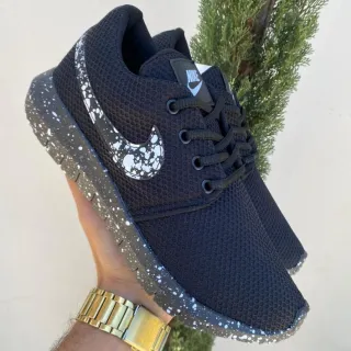 Foto original Tênis Masculino Lunar Roshe - Academia, Fitness, Caminhada e Corrida - PRETO/PRETO