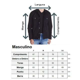 Linha Premium Jaqueta Jeans Masculina HNO - M