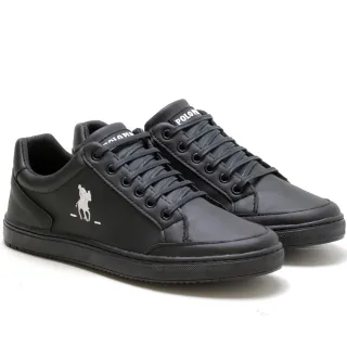 Envio rápido! Sapatênis Masculino Casual Branco, estoque no Brasil - Black