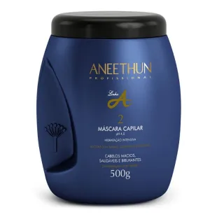 Hidratação Imediata - Kit Aneethun Linha A (Shampoo, Máscara e Creme Silicone) - CREME DE SILICONE CACHOS 250ml