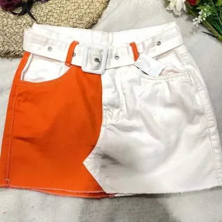 Cinto Patchwork Colorido para Saia Jeans - Compre Online na Raryel