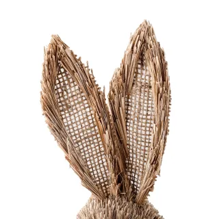 Rabbit Toy Kids Gira Easter Decoration Garden Bunny Straw Cloth Party Gift Ornaments - Único