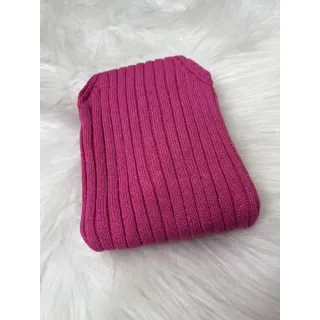 Moda feminina tricot fashion, regata canelado verão tricô - Laranja neon