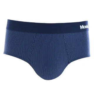 Mash Slip Cueca Microfibra Risca de Giz - CINZA MEDIO