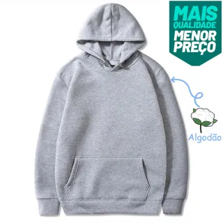 Moletom Masculino e Feminino Blusa de Frio - Azul Bebê
