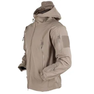 Jaqueta Militar Tático Soft Shell Techwear - À Prova de Vento e Impermeável - Dark Grey