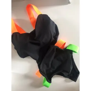 Body Neon Feminino Varias Cores Com Bojo Duplo Forrado Elastico - ROSA PINK COM ALÇA ROSA