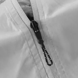 Casaco Fino TNF Outdoor Sports: Windbreaker Com Capuz, Poliéster de Alta Qualidade - Cinza