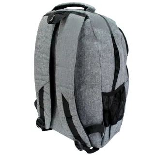 Mochila Moderna Impermeável Feminina e Masculina Escolar - MA2717-L_CINZA