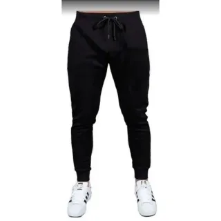 Confortável Calça Jogger de Moletom Pelúcido Masculino - P  - 36  /  38