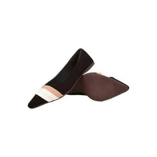 Sapatilha Love Shoes Feminina Bico Fino Faixas Maitê - Tamanho 34 ao 40 - Preto