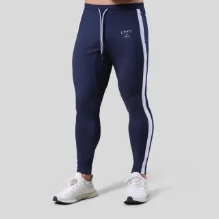Calças Jogger Skinny Masculina Fitness Roupa Esportiva Fato De Treino Casual JP & UK - Marinho sem logotipo