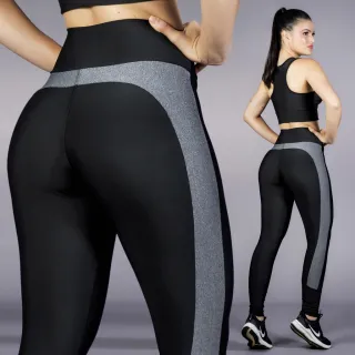 Legging Fitness Feminina Lisa - Calça de Academia (LG008/FRETE GRÁTIS) - Preta