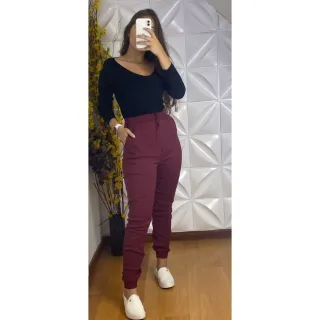 Plus Size Bengalin Jogger Pants - Verde