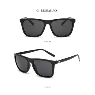 New Luxury Brand Reflective Sunglasses Men Classic Square Trendy Vintage Driving Eyewear - C8.GRAY&SILVER