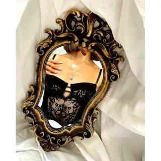 Decoração Vintage Provençal: Espelho Retrô para Quarto