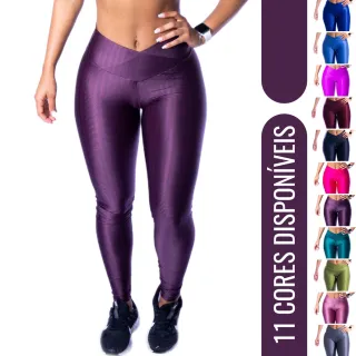 Legging Fitness Poliamida LLEVO 3D - Ideal para Academia ou Dia a Dia - VERDE JADE