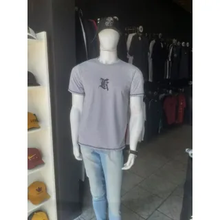 Camiseta Long Line Masculina em Algodão - Tshorts - Marinho Tshorts