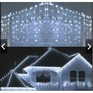 Decoração de Festa: Pisca Pisca com 100 Leds Colorido - 10 metros - BRANCO FRIO