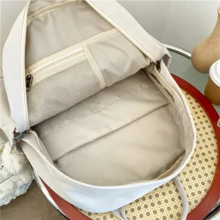 Mochila portátil coreana japonesa de grande capacidade para meninos e meninas - Rosa