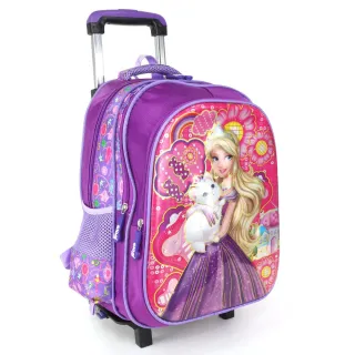 Bolsa Impermeável Escolar Infantil de Rodinhas Menino Menina Resistente - MA9719-8D_AZULMAR_CARPRET