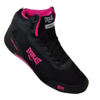 Botinha Fitness Everlast Forceknit - Tênis Bota Academia Crossfit Musculação - Force Preto Pink