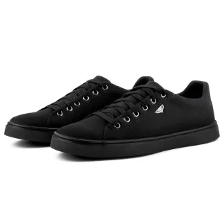 Sola Preta, Âmber e Branca - Sapatênis Casual Masculino Urbano Dhshoes - Preto