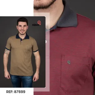Sortidas Camisa Polo Algodão Premium Masculina - Ótima Qualidade - G2