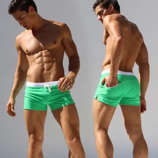 Roupa de Banho Masculina Sexy - Bermuda Maiô Sunga - white